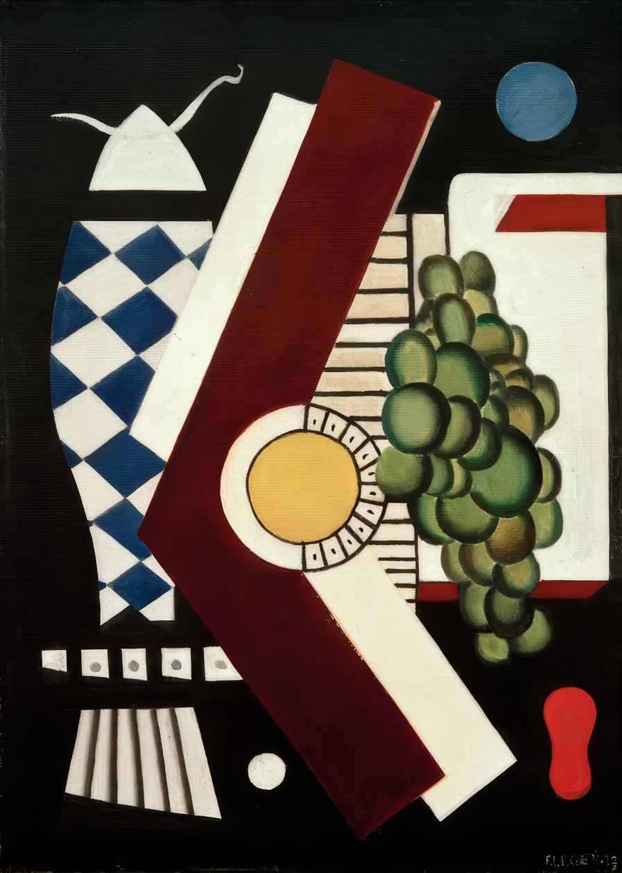 Uva e peixe de Fernand Leger
