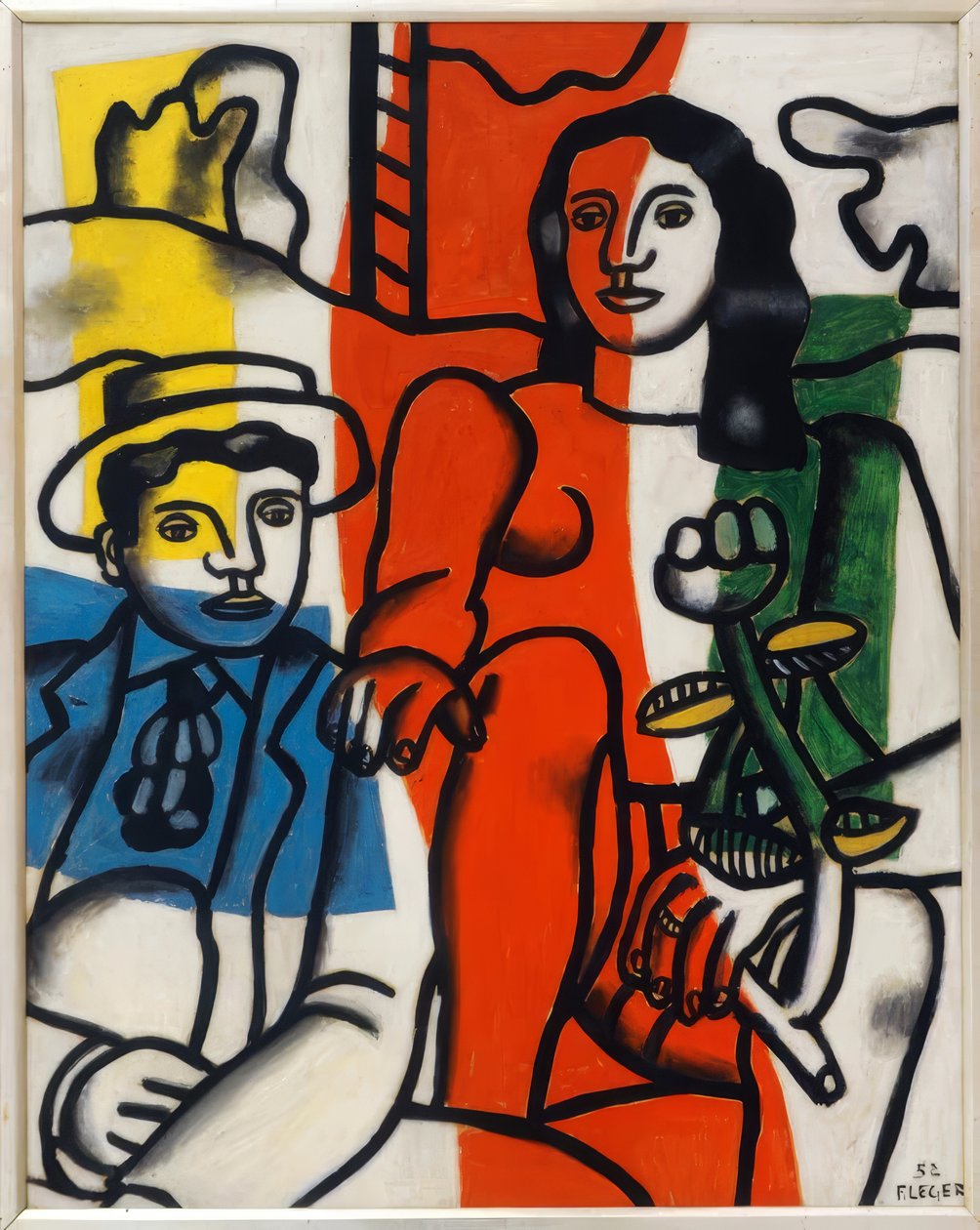 Dois amantes na paisagem de Fernand Leger