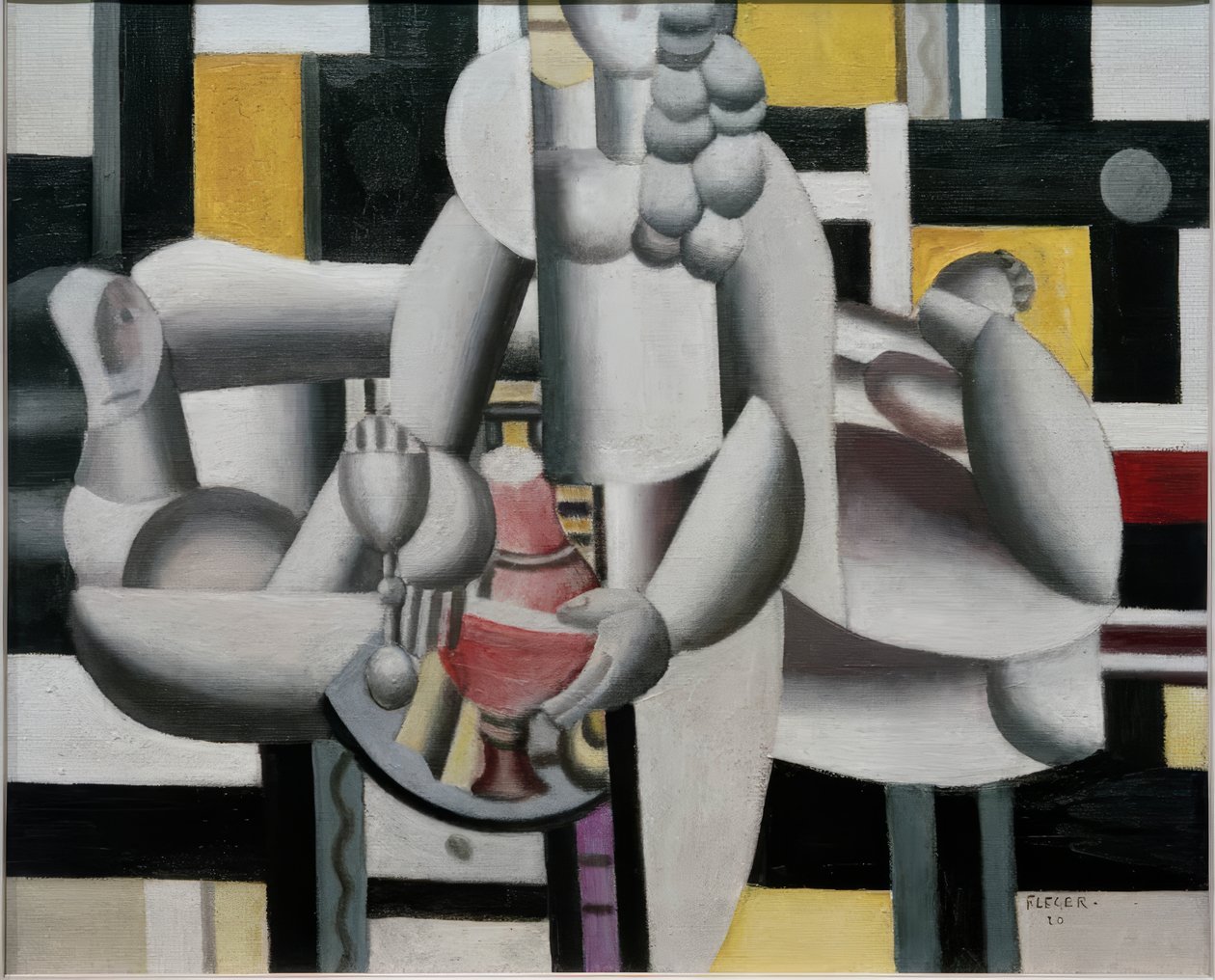 Duas mulheres e natureza morta de Fernand Leger
