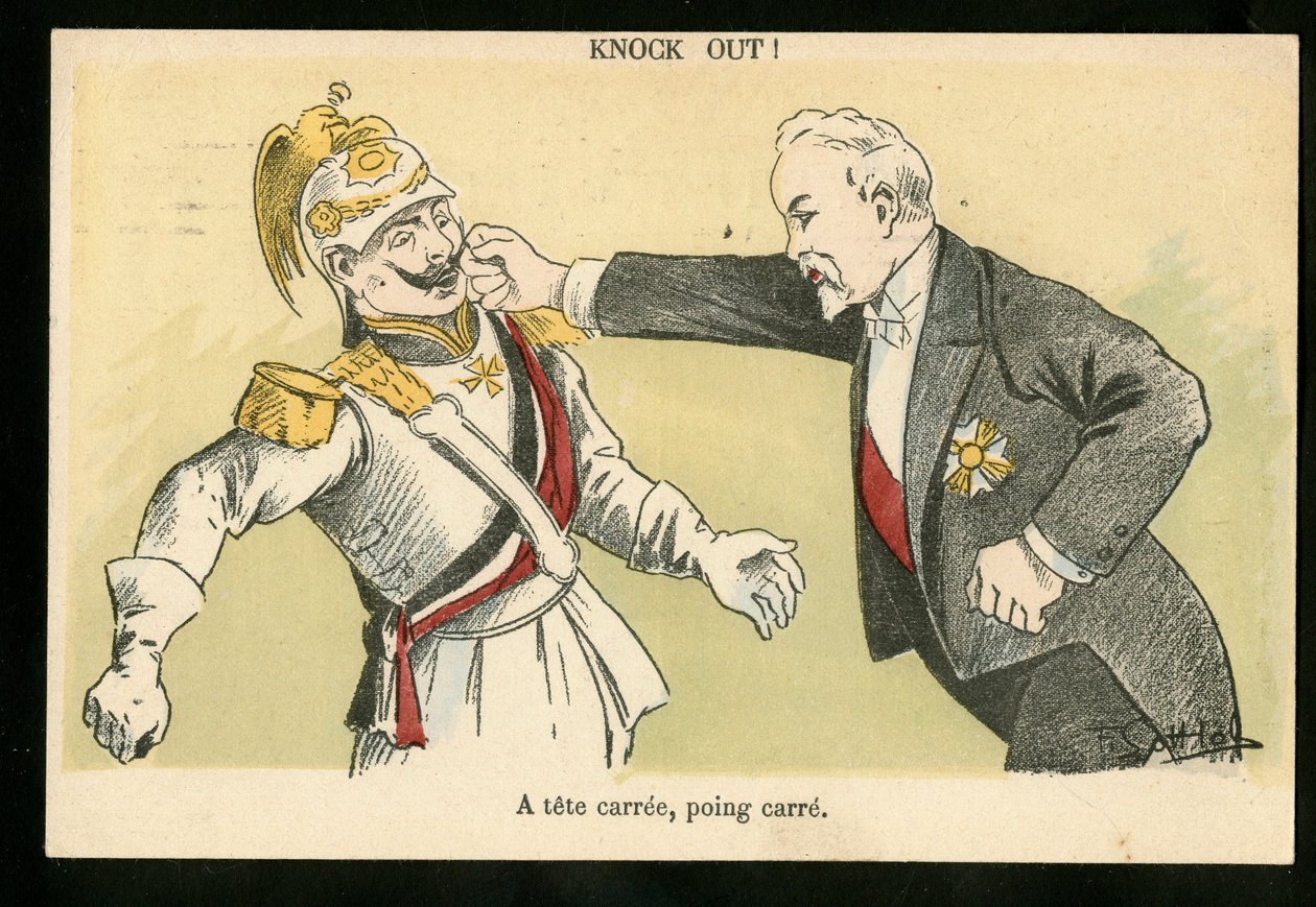 Postal satírico: de Fernand Louis Gottlob