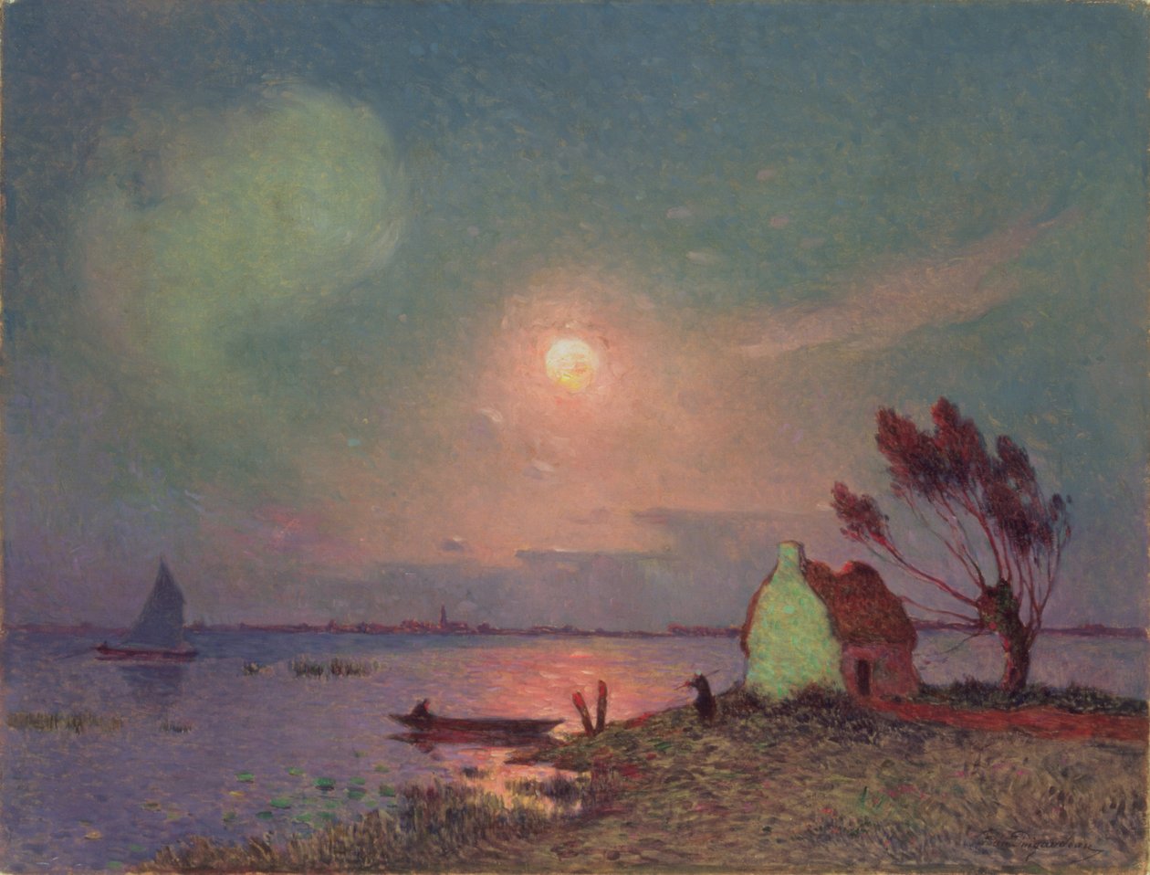 Luz solar nebulosa, Bretanha, c.1915 de Fernand Loyen du Puigaudeau