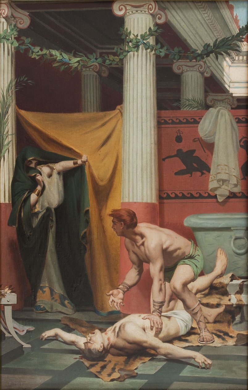 A Morte do Imperador Cômodo de Fernand Pelez