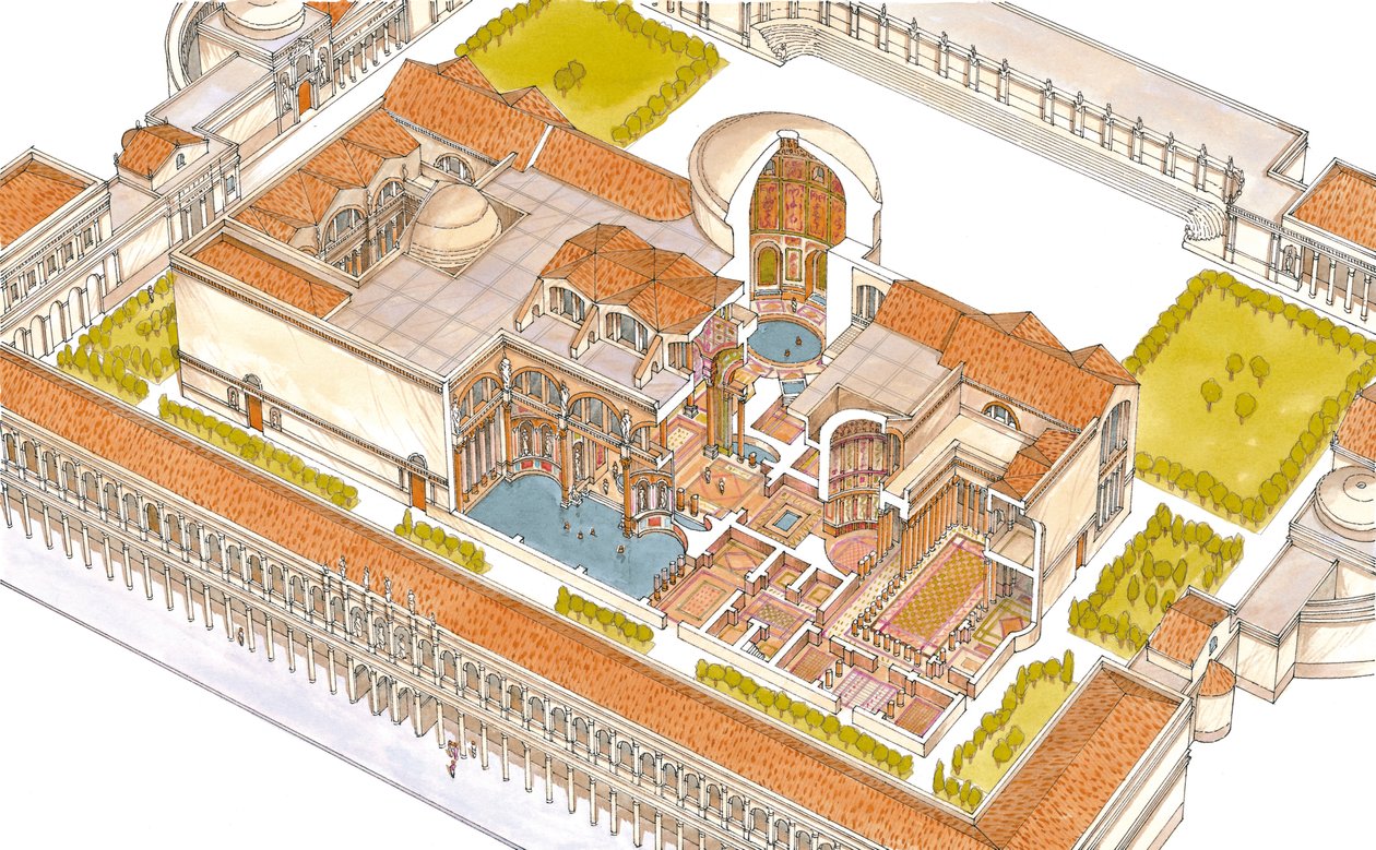 Banhos Caracalla, Roma de Fernando Aznar Cenamor