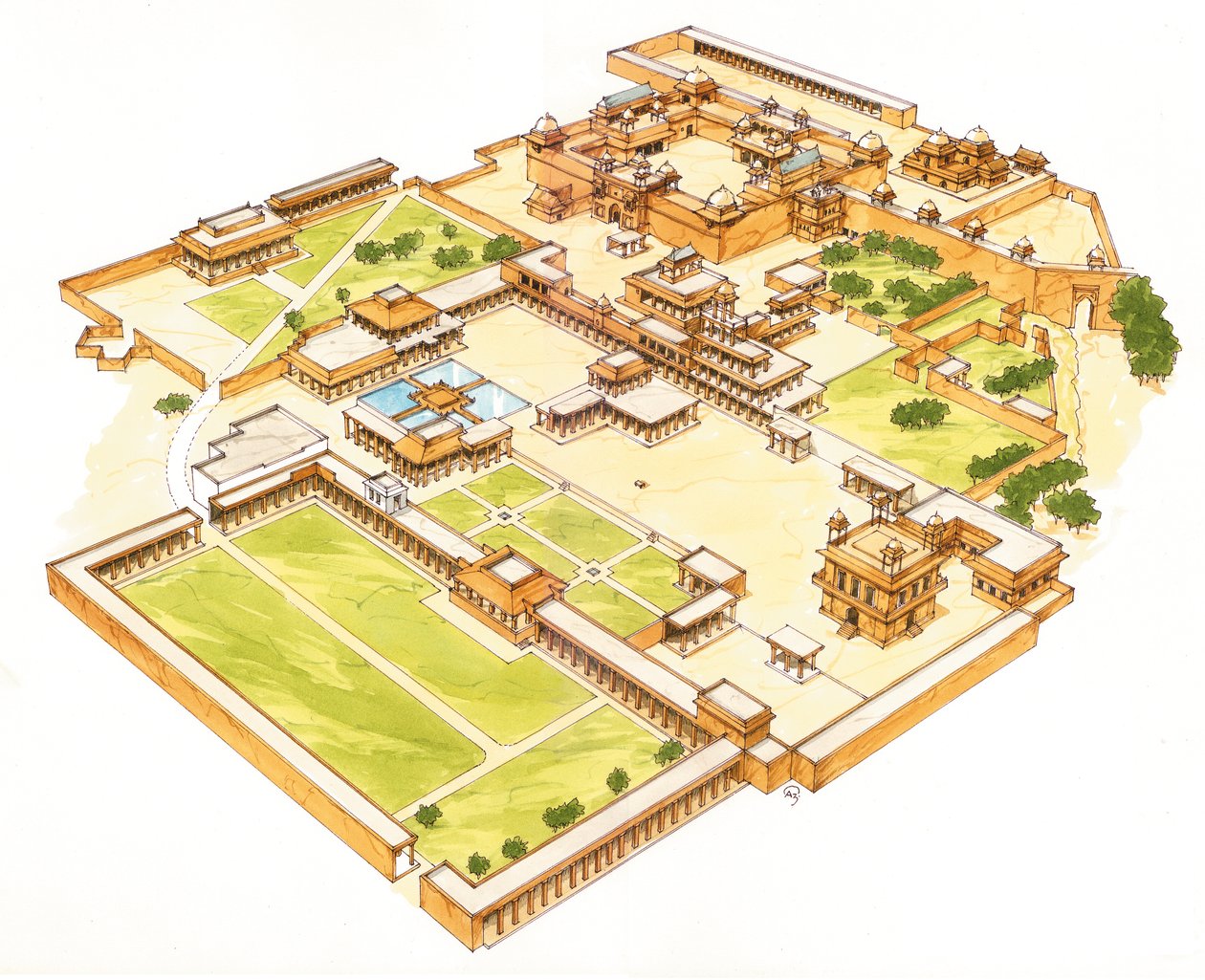 Fatehpur Sikri. Adra. Índia de Fernando Aznar Cenamor
