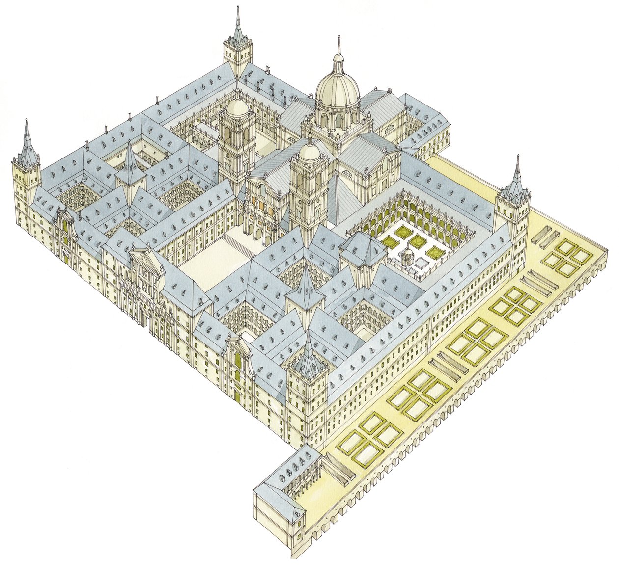 Mosteiro de San Lorenzo O Real de El Escorial. Espanha de Fernando Aznar Cenamor