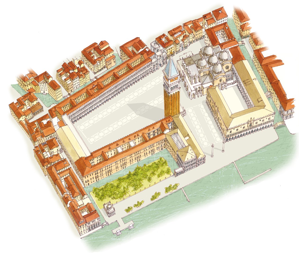 Piazza San Marco. Veneza, Itália de Fernando Aznar Cenamor
