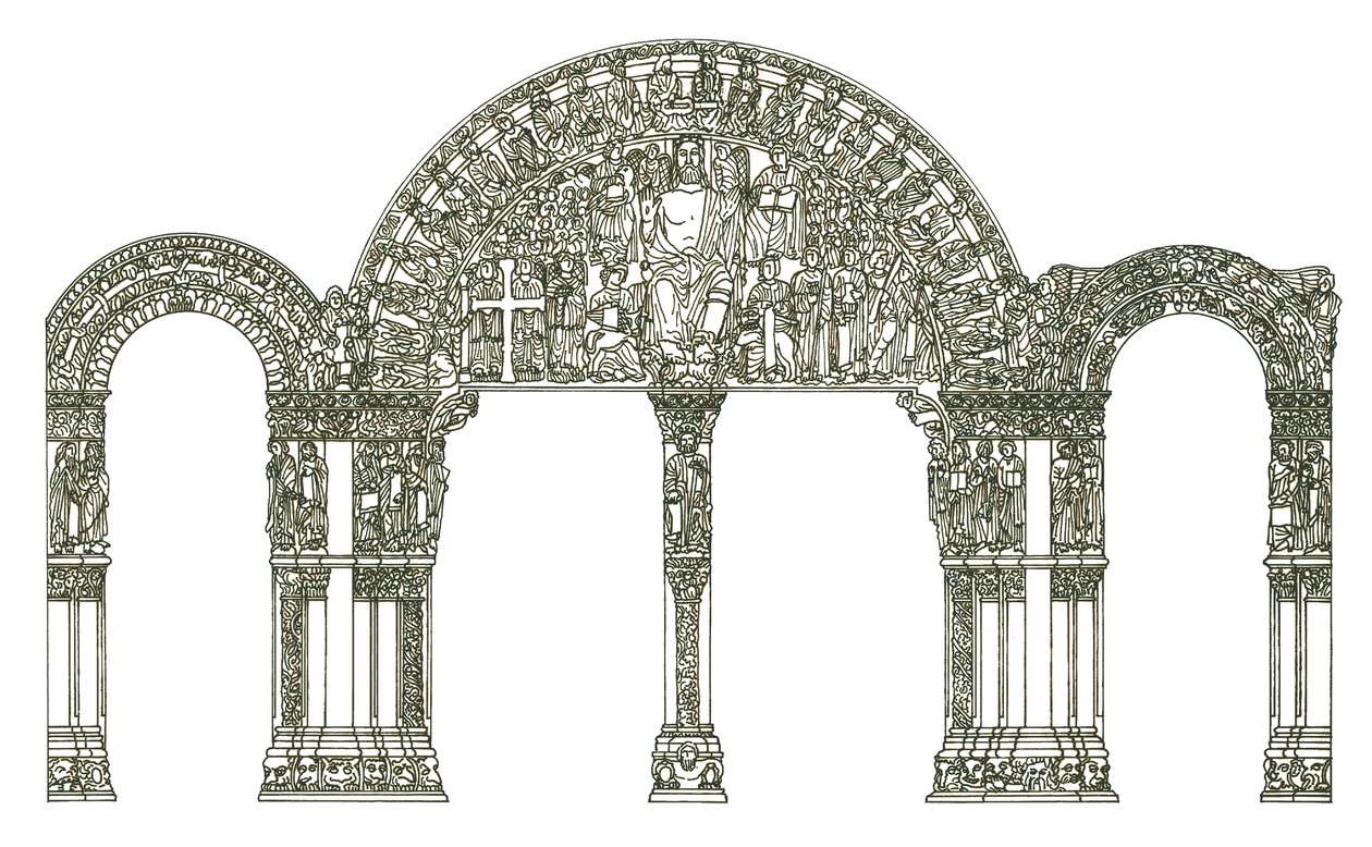 Pórtico da Glória. Catedral de Santiago de Compostela, Espanha de Fernando Aznar Cenamor