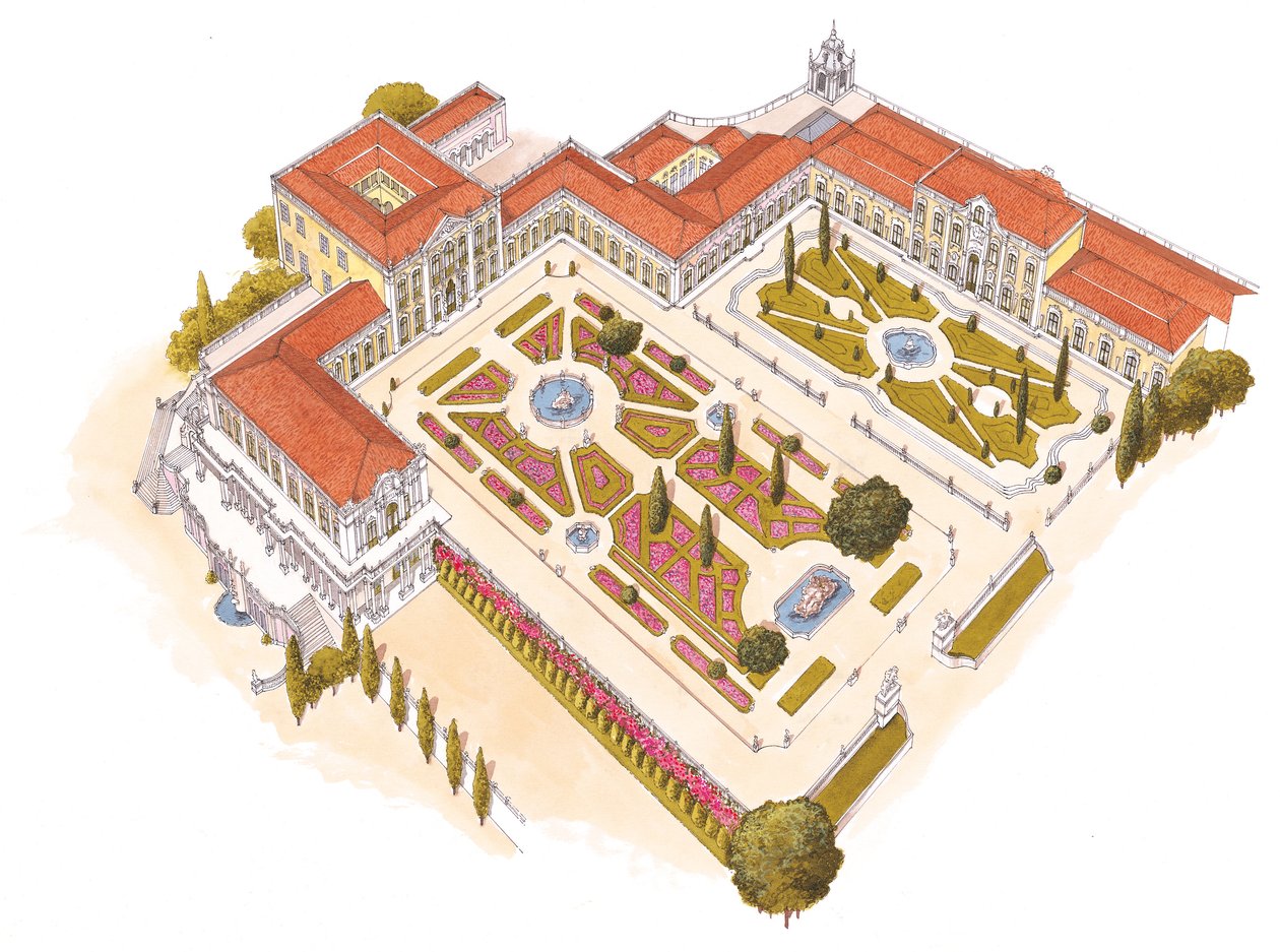 Queluz National Palace. Lisboa, Portugal de Fernando Aznar Cenamor
