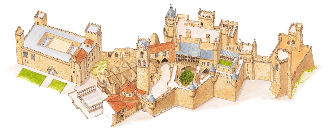 Castelo de Olite. Navarra, Espanha de Fernando Aznar Cenamor