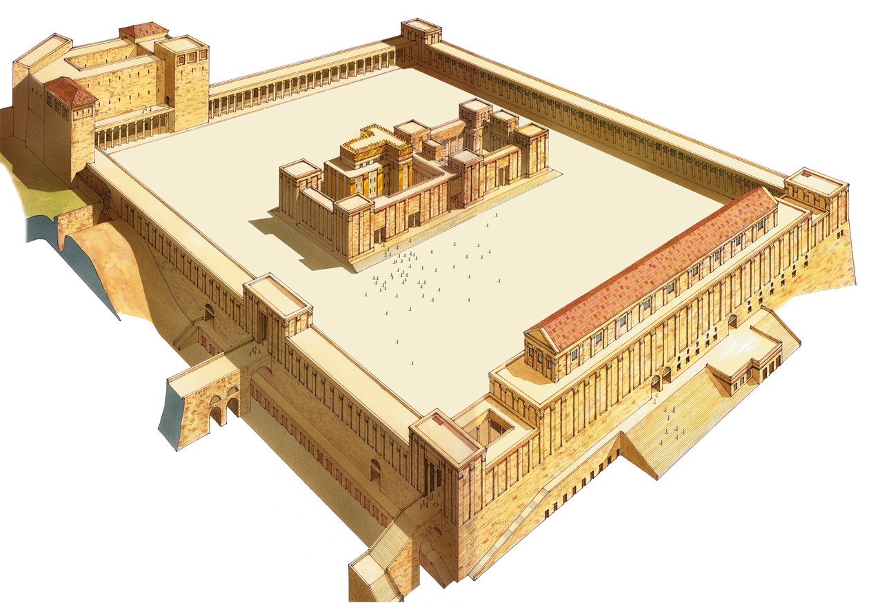 Templo em Jerusalém. Templo de Herodes de Fernando Aznar Cenamor