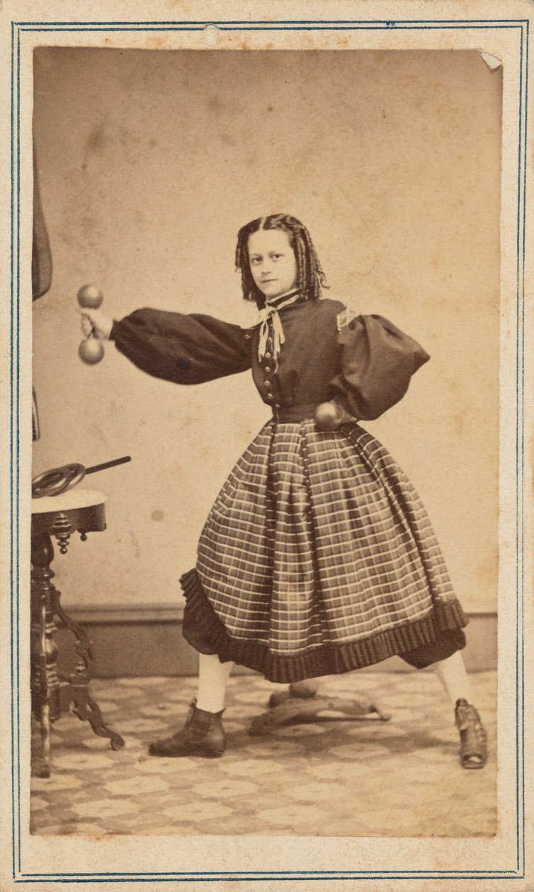 Retrato de uma mulher,c. 1863-1864 (foto) de Fernando Dessaur