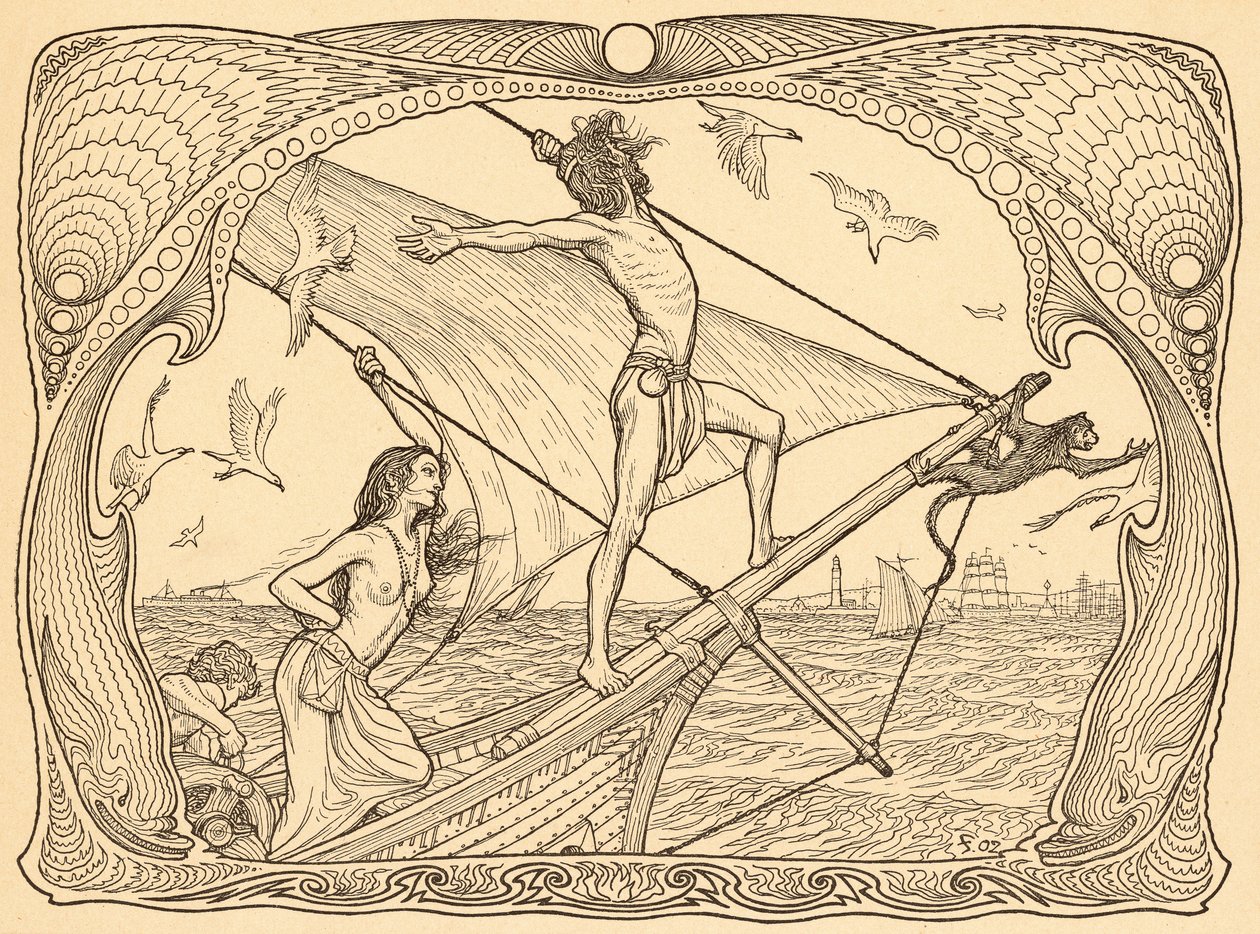 Zu den Menschen, Plate 1, do portfolio 