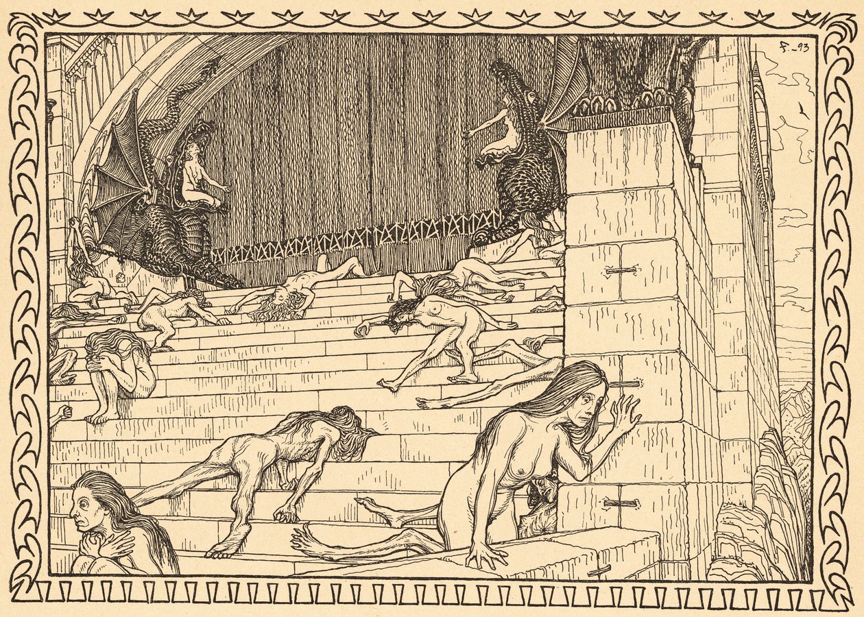 Vor dem Tempel der Tat, Plate 7, do portfolio 