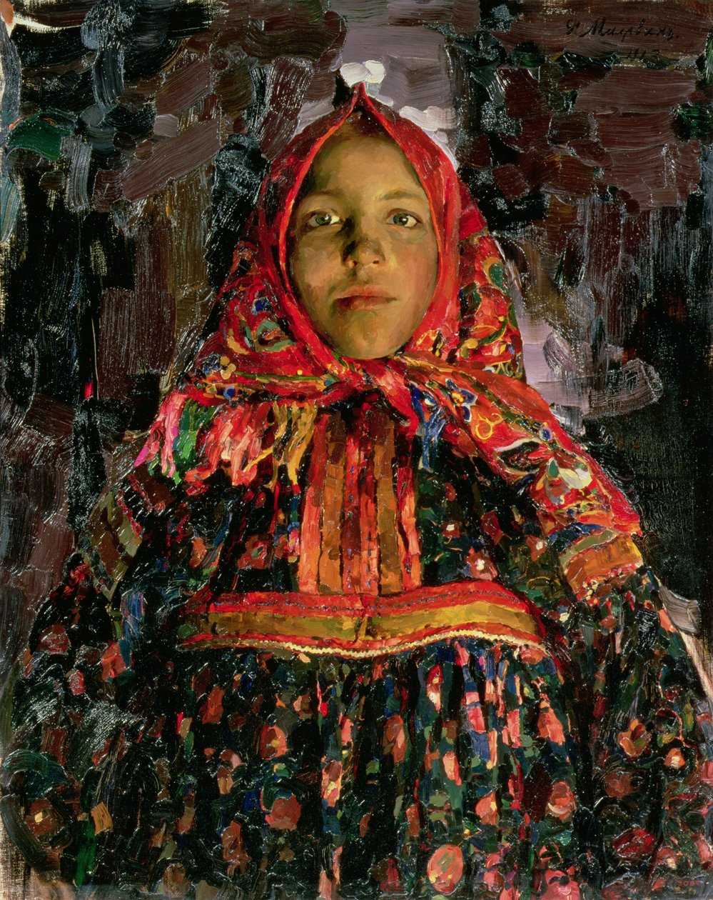 Obras, 1913 de Filipp Andreevic Maljavin