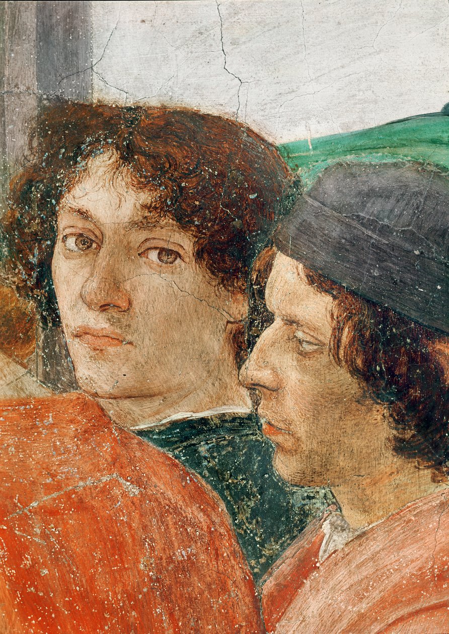 Detalhe da Crucificação de São Pedro, c.1480 (detalhe de 237996) de Filippino Lippi