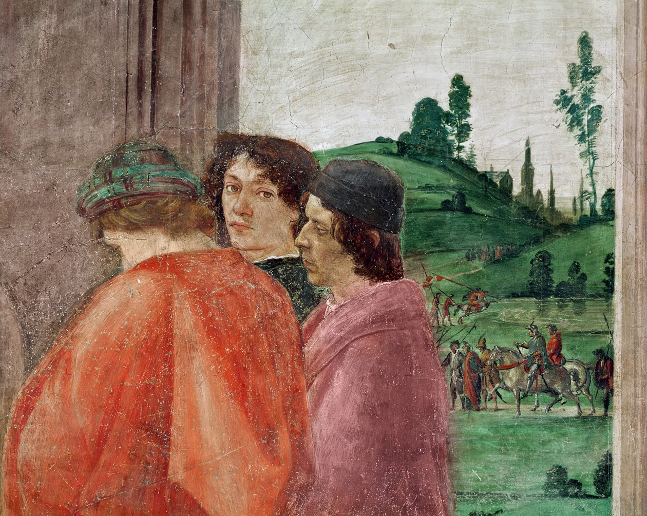 Detalhe da Crucificação de São Pedro, c.1484-85 (detalhe de 237996) de Filippino Lippi