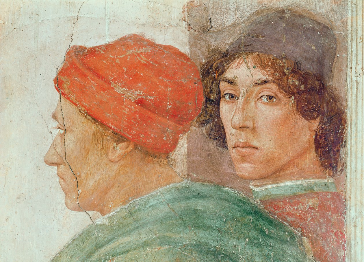 Detalhe da Disputa com Simon Mago, c.1484-85 (detalhe de 237996) de Filippino Lippi