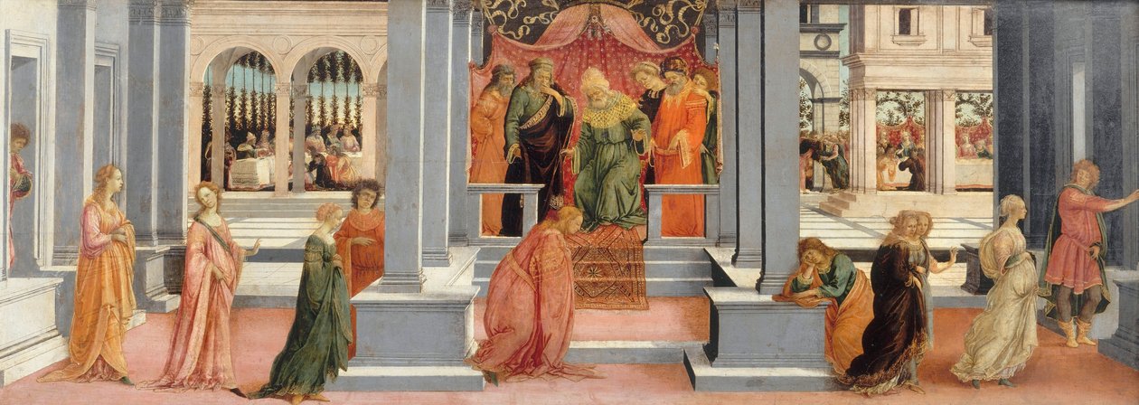 Ester escolhida por Assuero de Filippino Lippi