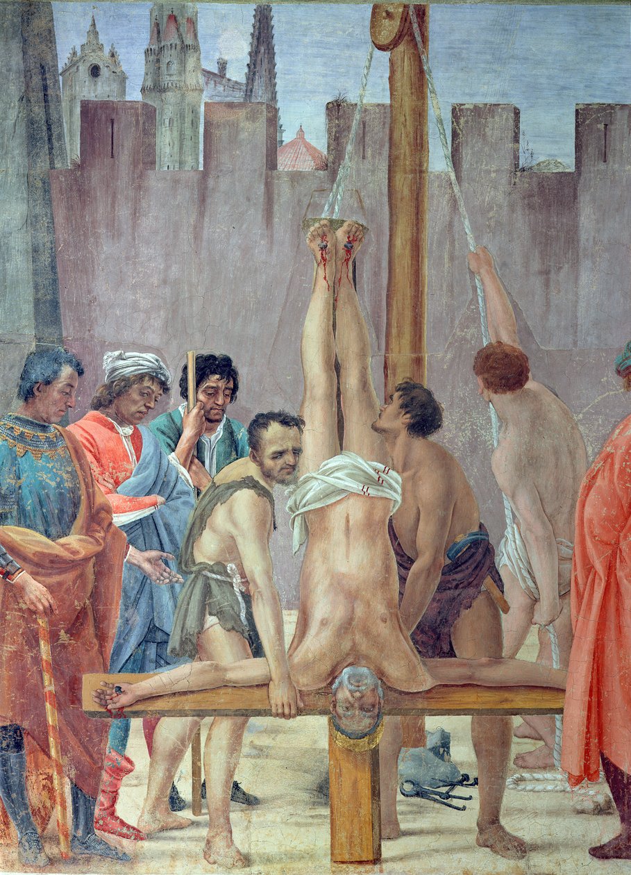 Martírio de São Pedro c.1484-85 de Filippino Lippi