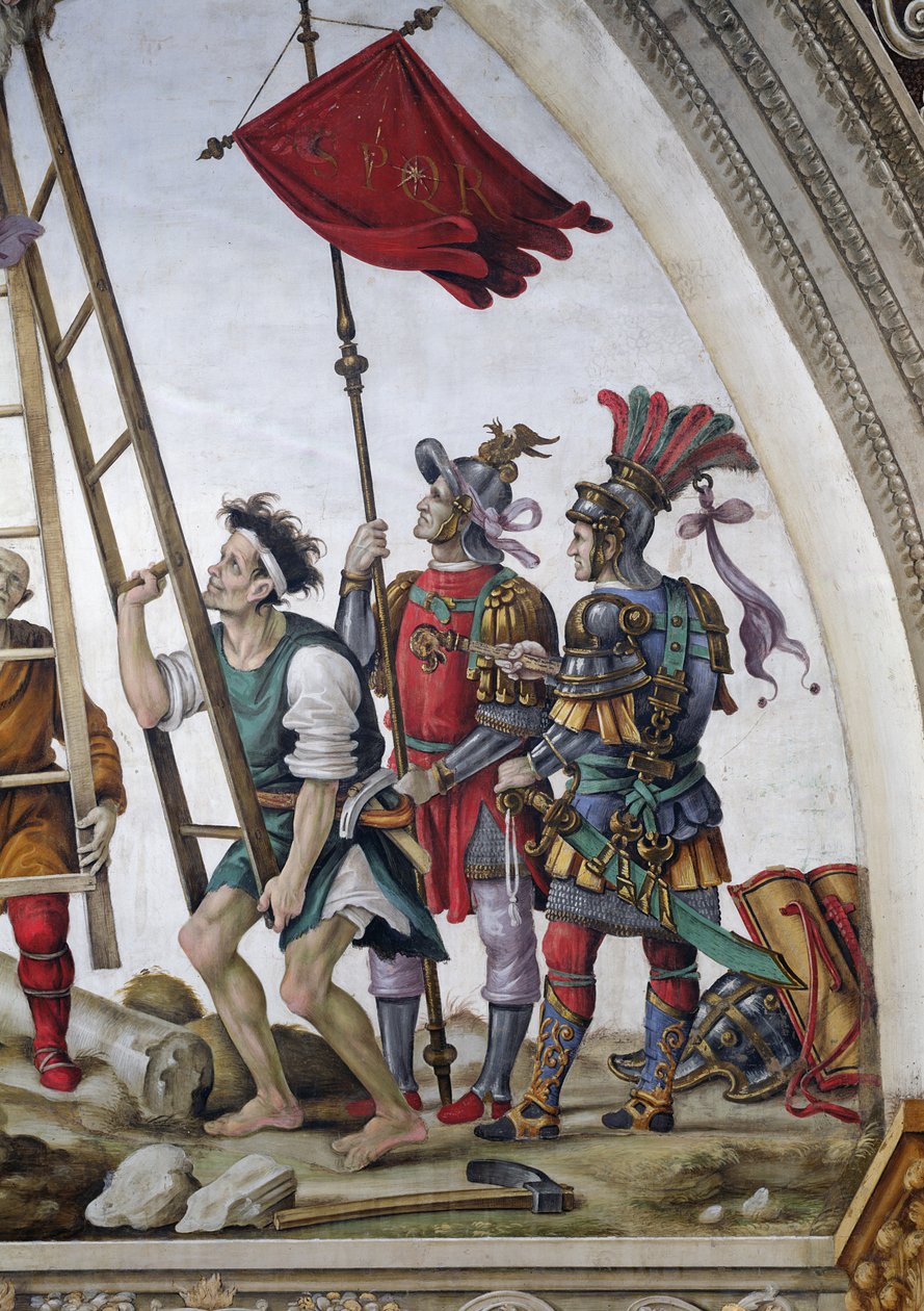 Martírio de São Felipe, parede sul da capela Strozzi, c.1497-1502 detalhe afresco de 208288 de Filippino Lippi