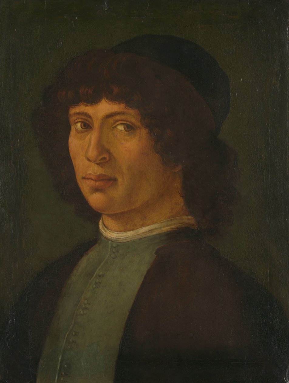 Retrato de um Jovem de Filippino Lippi (manner of)
