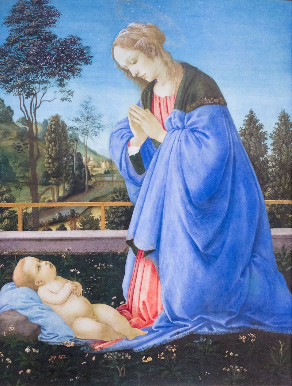 Adoração da Criança de Filippino Lippi
