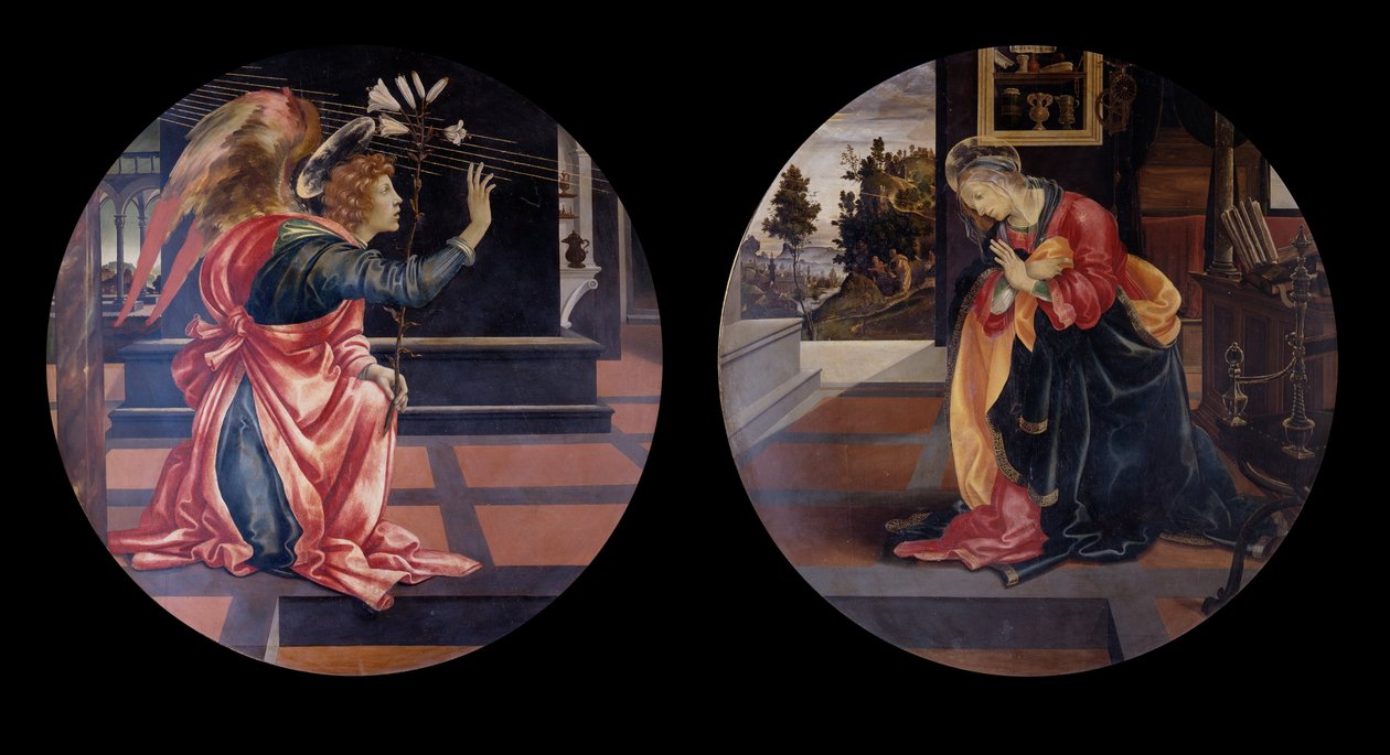 Anunciação de Filippino Lippi