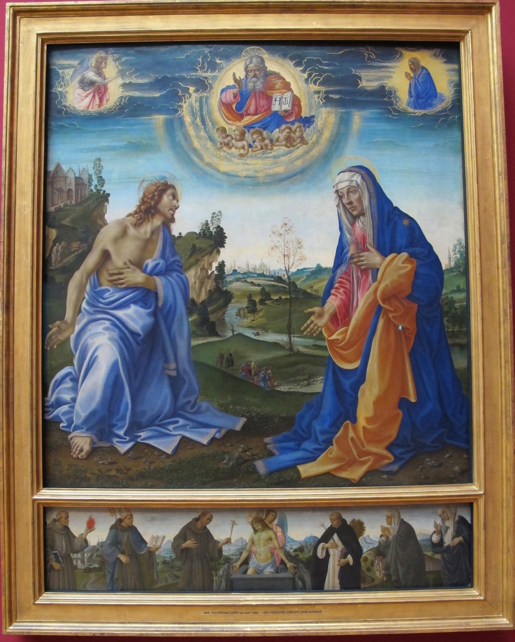 Erscheinung Christi an die Jungfrau de Filippino Lippi