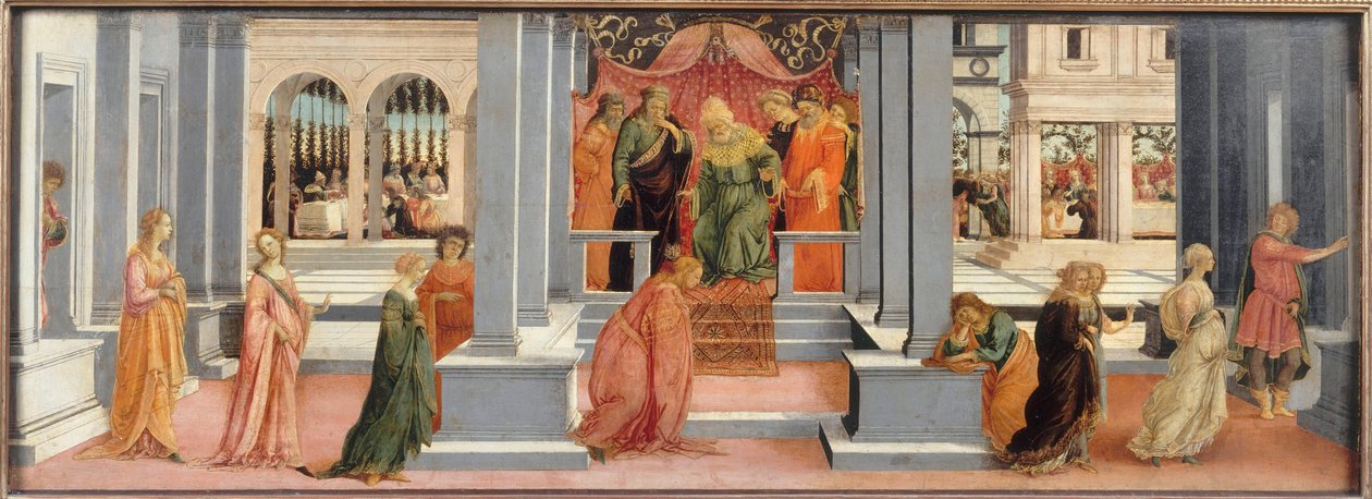 Ester antes de Assuero, 1478-1480 de Filippino Lippi