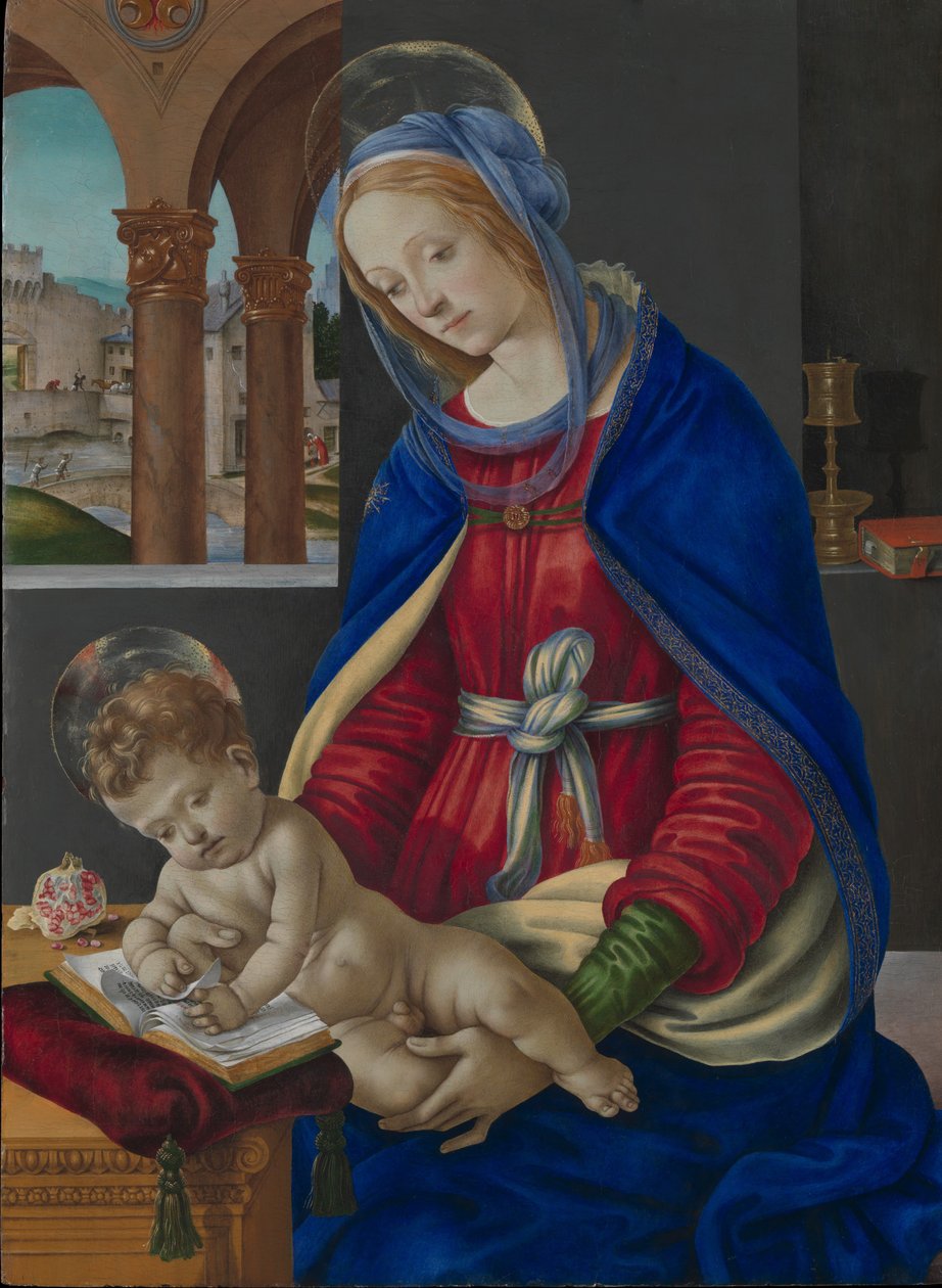 Madonna e Criança, ca. 1483-84. de Filippino Lippi