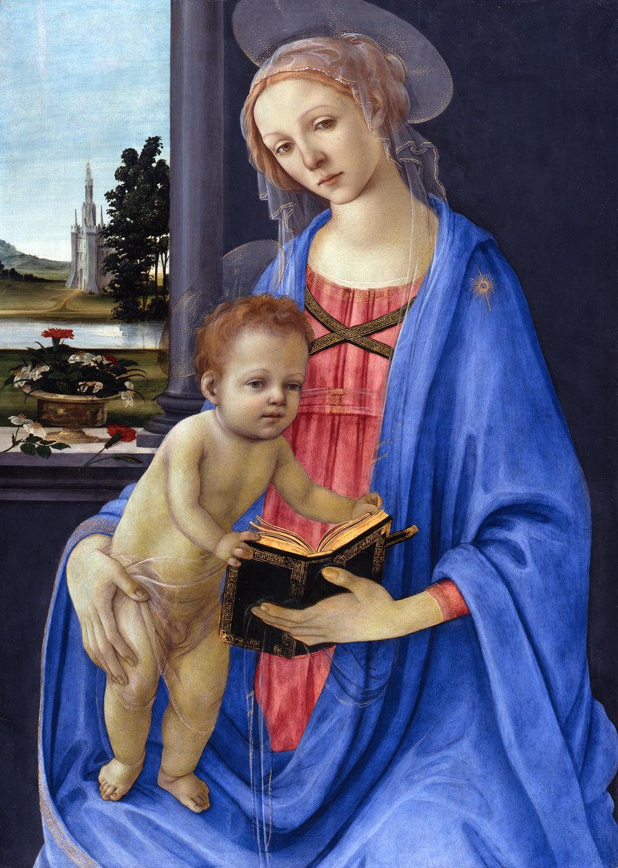 Maria com o Menino de Filippino Lippi