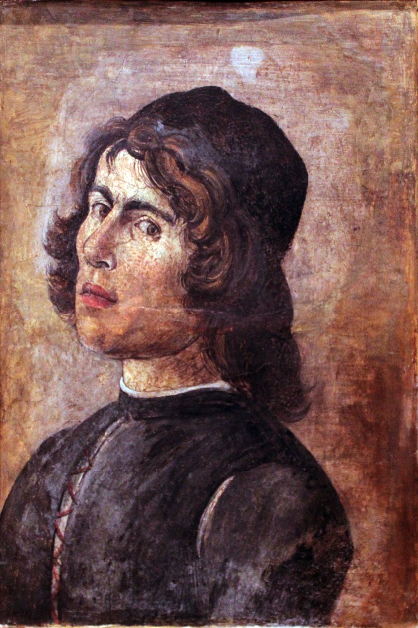 Retrato de um jovem de Filippino Lippi