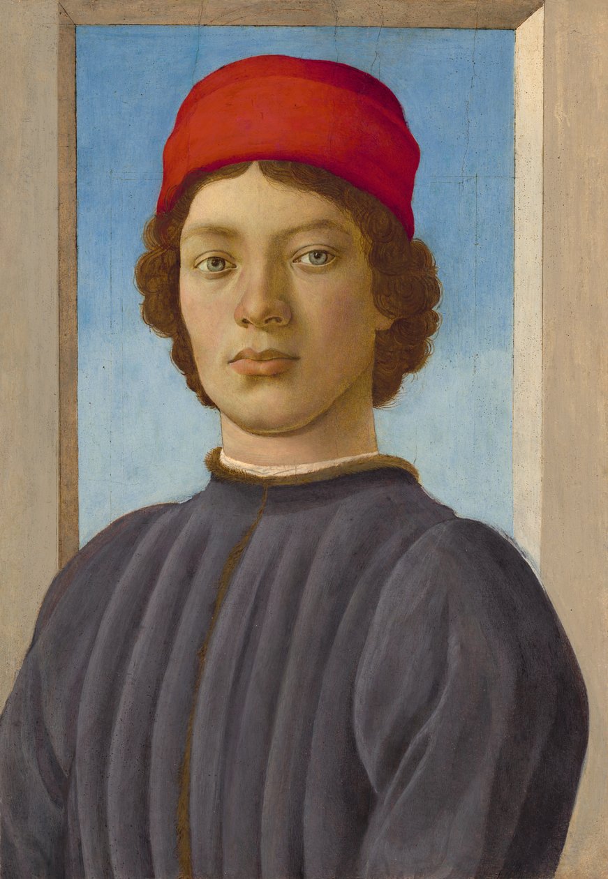 Retrato de um jovem de Filippino Lippi