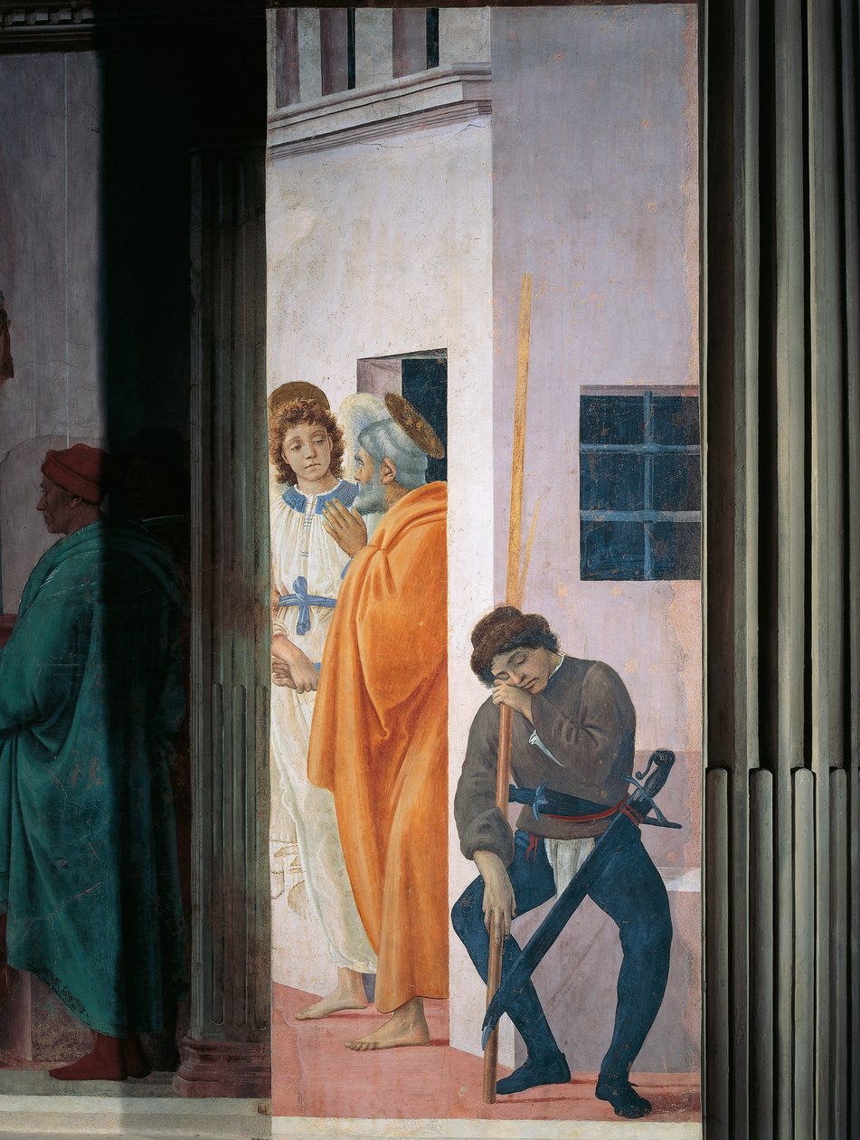 São Pedro Liberto da Prisão, de Filippino Lippi, fresco de Filippino Lippi