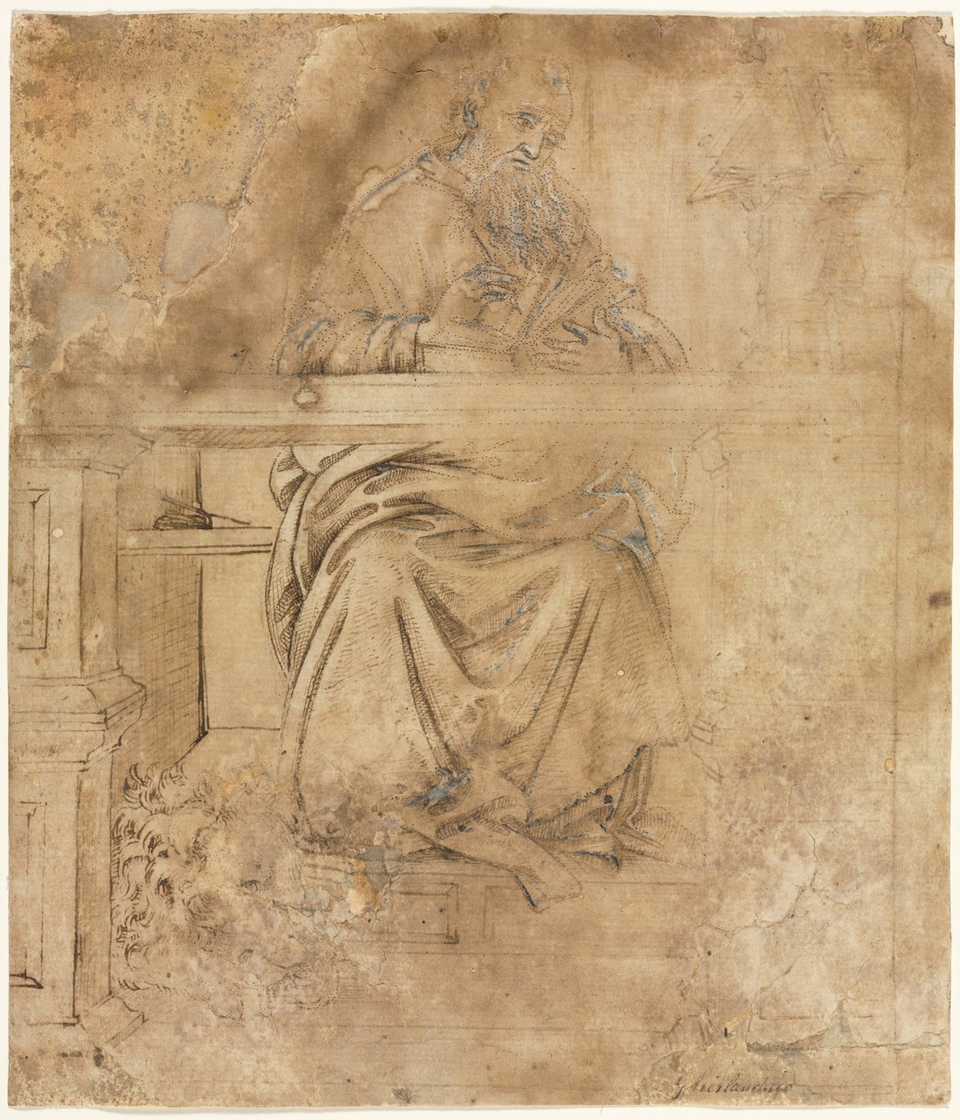 São Jerônimo em Seu Estudo, c. 1490 de Filippino Lippi