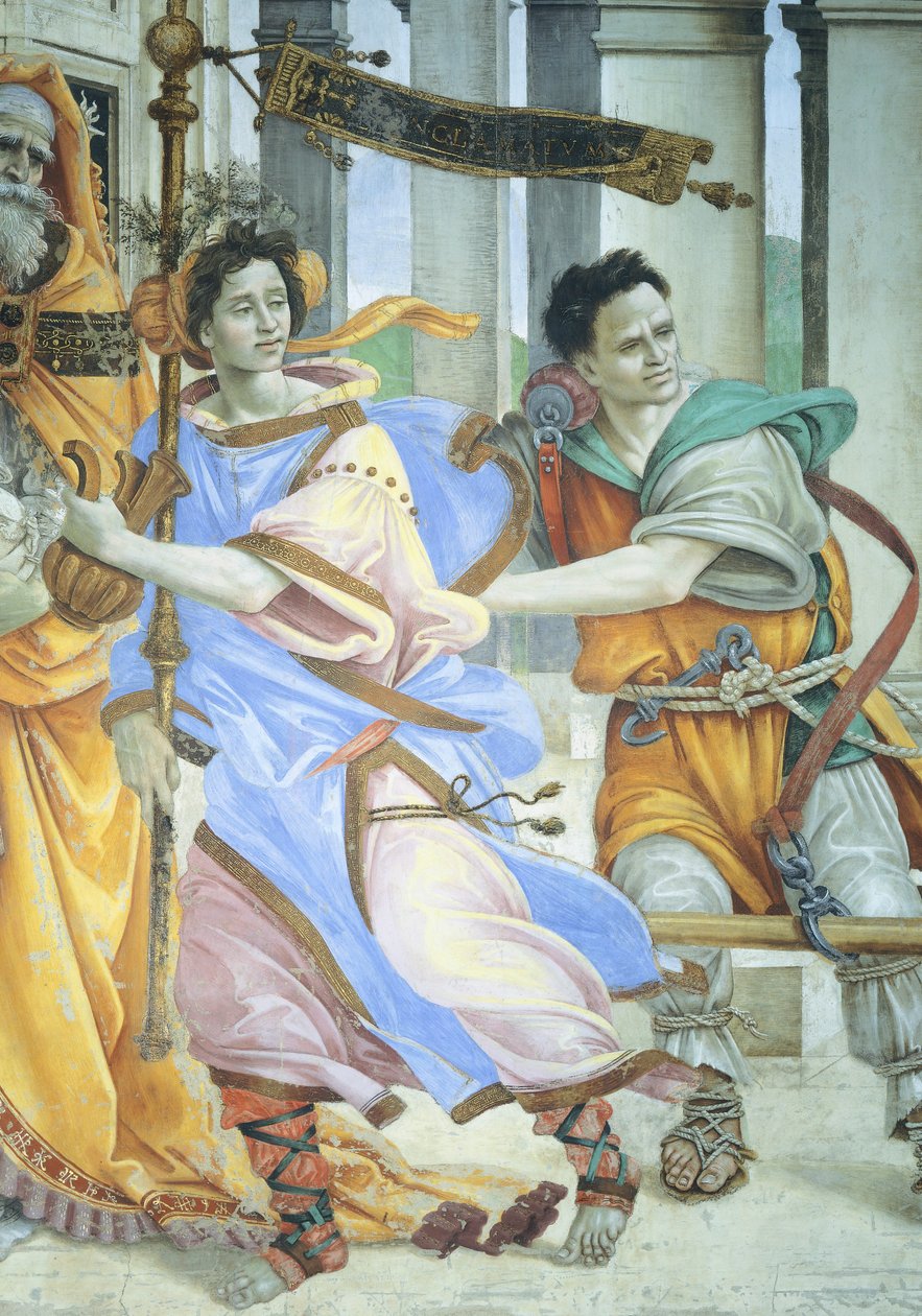 São João Evangelista Ressuscitando a Drusiana de Filippino Lippi