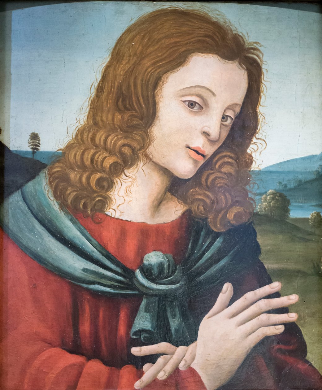 São João Evangelista, seguidor de Filippino Lippi (óleo sobre madeira) de Filippino Lippi
