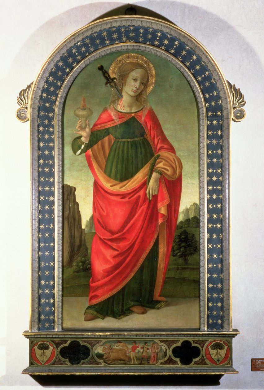 Santa Lúcia, c.1472-74 de Filippino Lippi