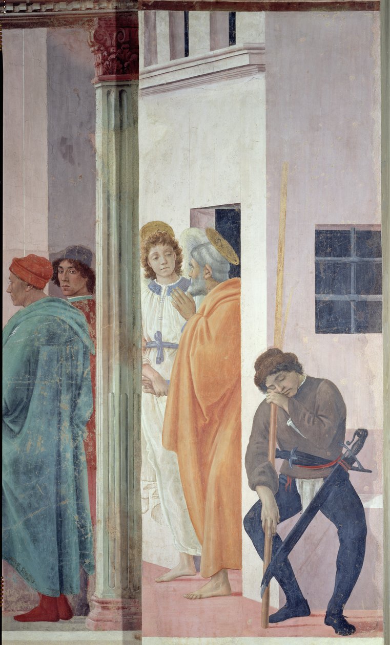 São Pedro libertado da prisão, c.1480 de Filippino Lippi