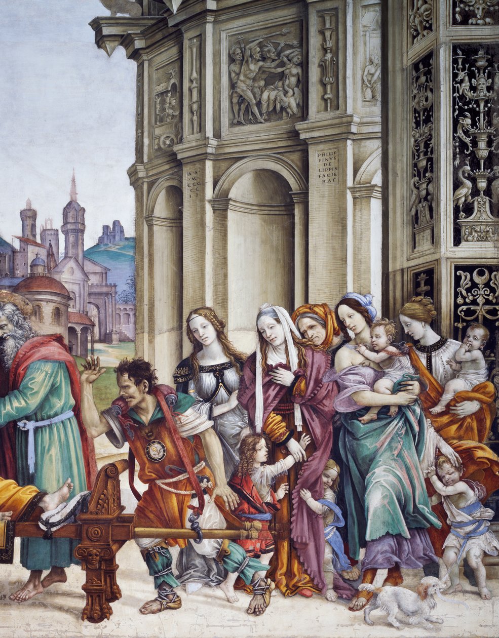 Histórias de São João, de Filippino Lippi de Filippino Lippi