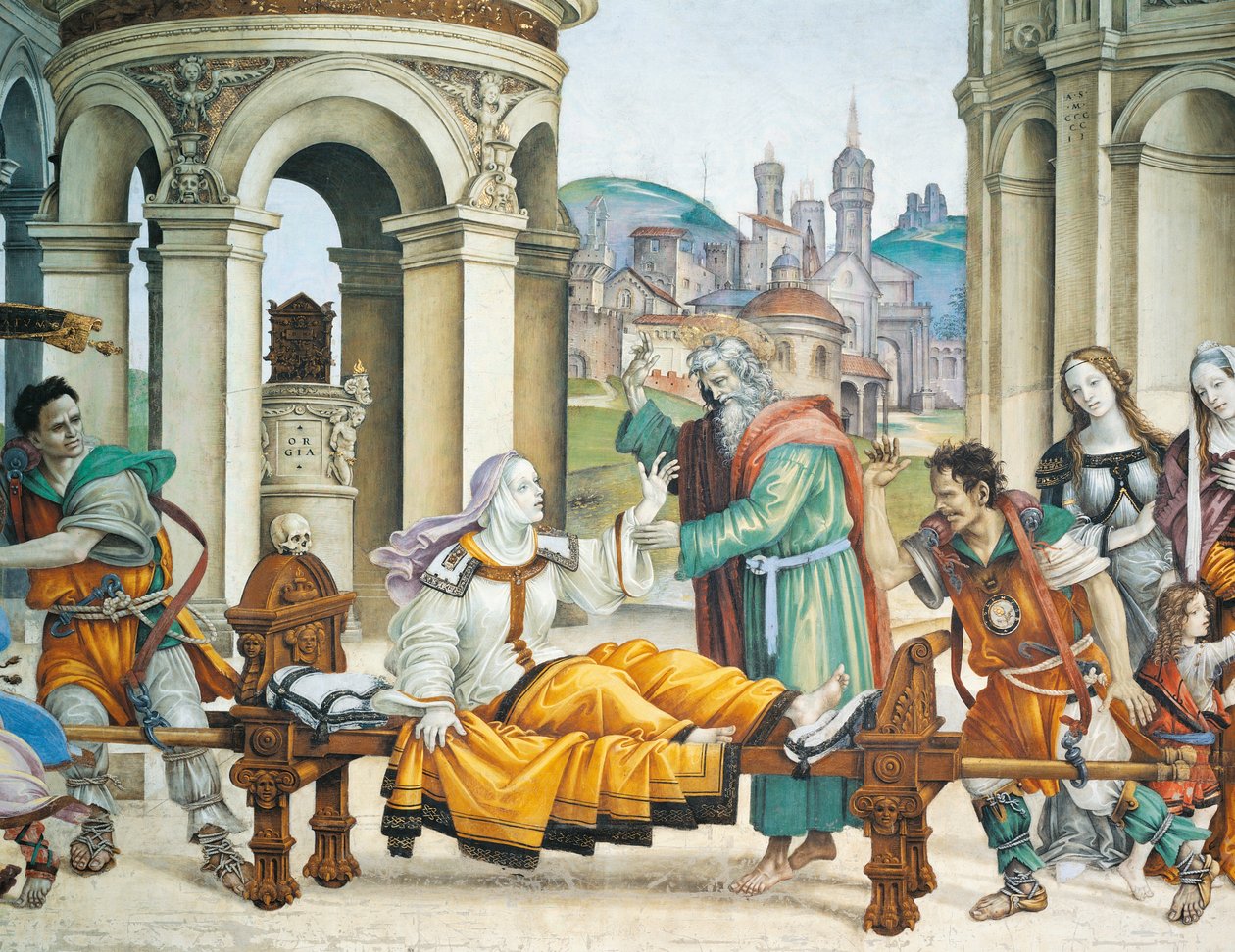 Histórias de São João, de Filippino Lippi de Filippino Lippi