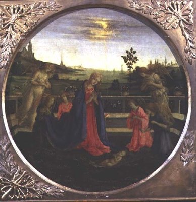A Adoração do Menino Jesus de Filippino Lippi