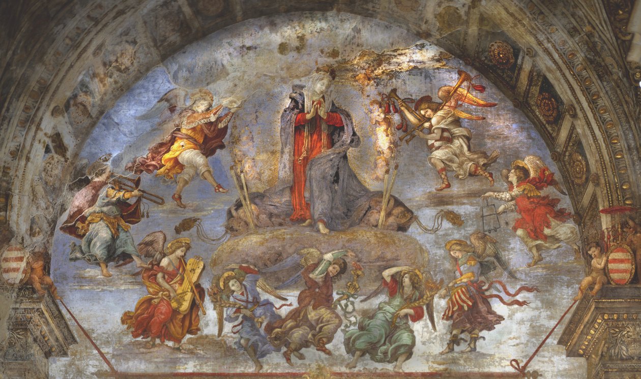 A Assunção, Capela Carafa, Santa Maria sopra Minerva, Roma, 1488-93 de Filippino Lippi