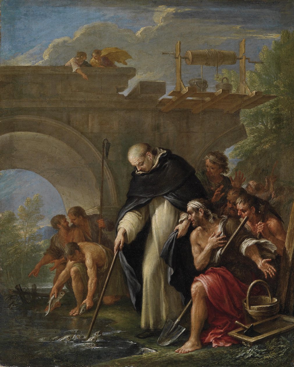 O milagre da celebração de São Vicente Ferrer de Filippo Lauri