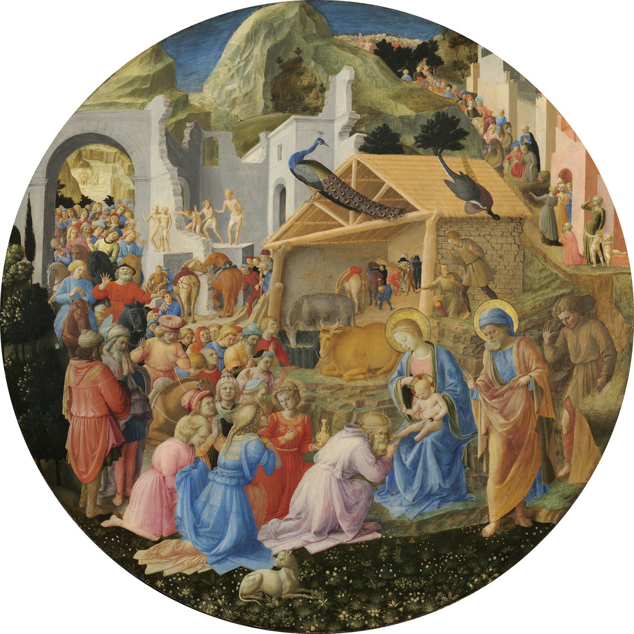 Adoração dos Magos de Fra Filippo Lippi