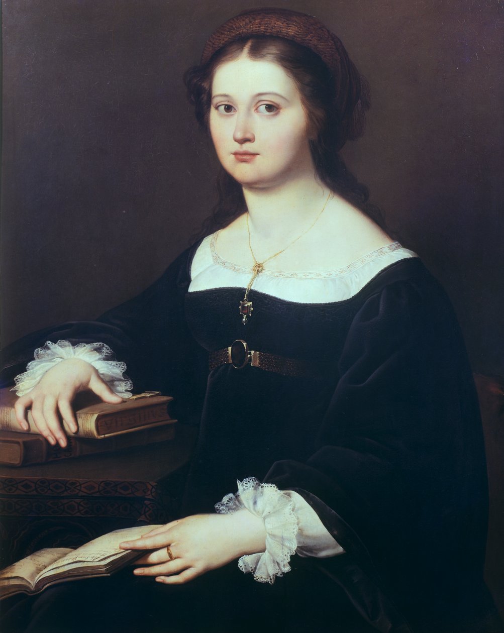 Retrato de Costanza Perticari Monti de Filippo Agricola