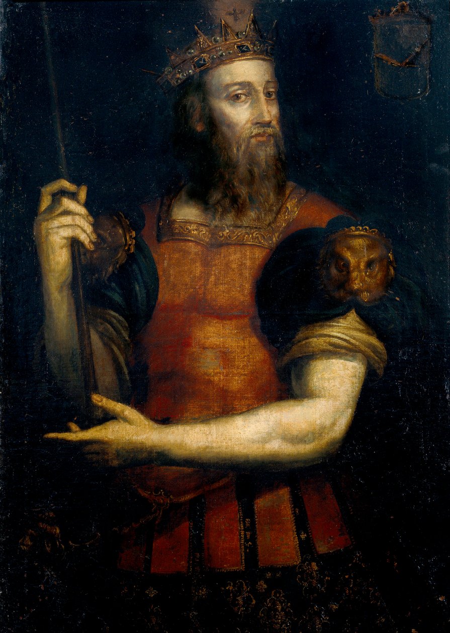 Retrato de Wamba, rei visigodo da Hispânia (reinado de 672 a 680) de Filippo Ariosto