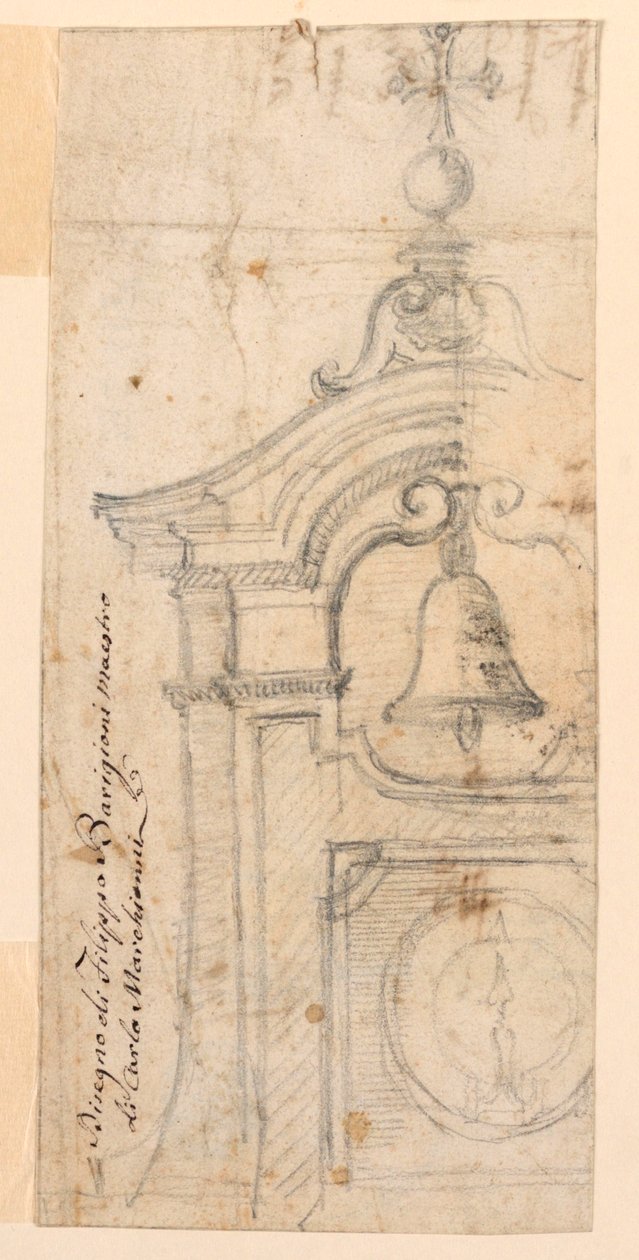 Projeto para uma torre sineira de Filippo Barigioni