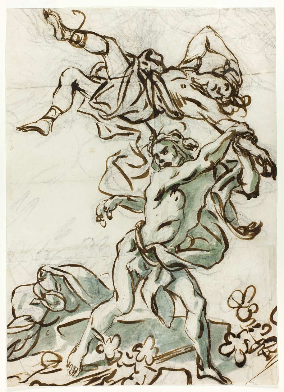 Hércules e Lichas de Filippo Falciatore