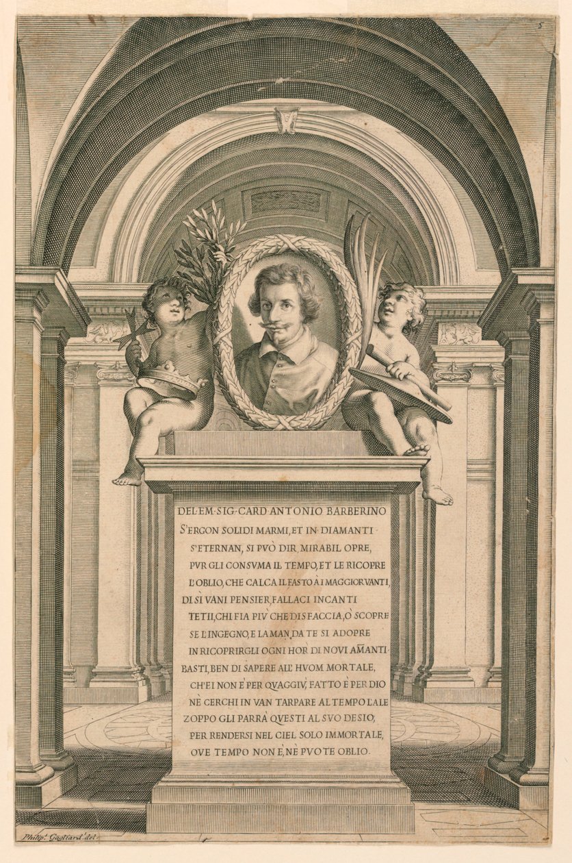 Retrato do Cardeal Antonio Barberino de Filippo Gagliardi